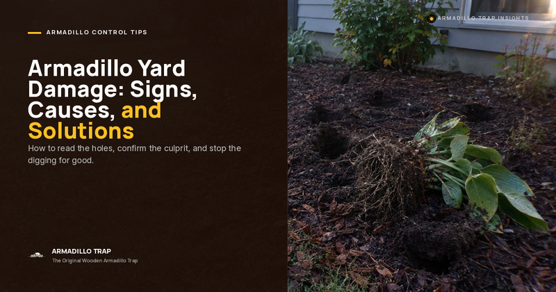 Armadillo Yard Damage: Proven Signs, Causes, and Fast Solutions