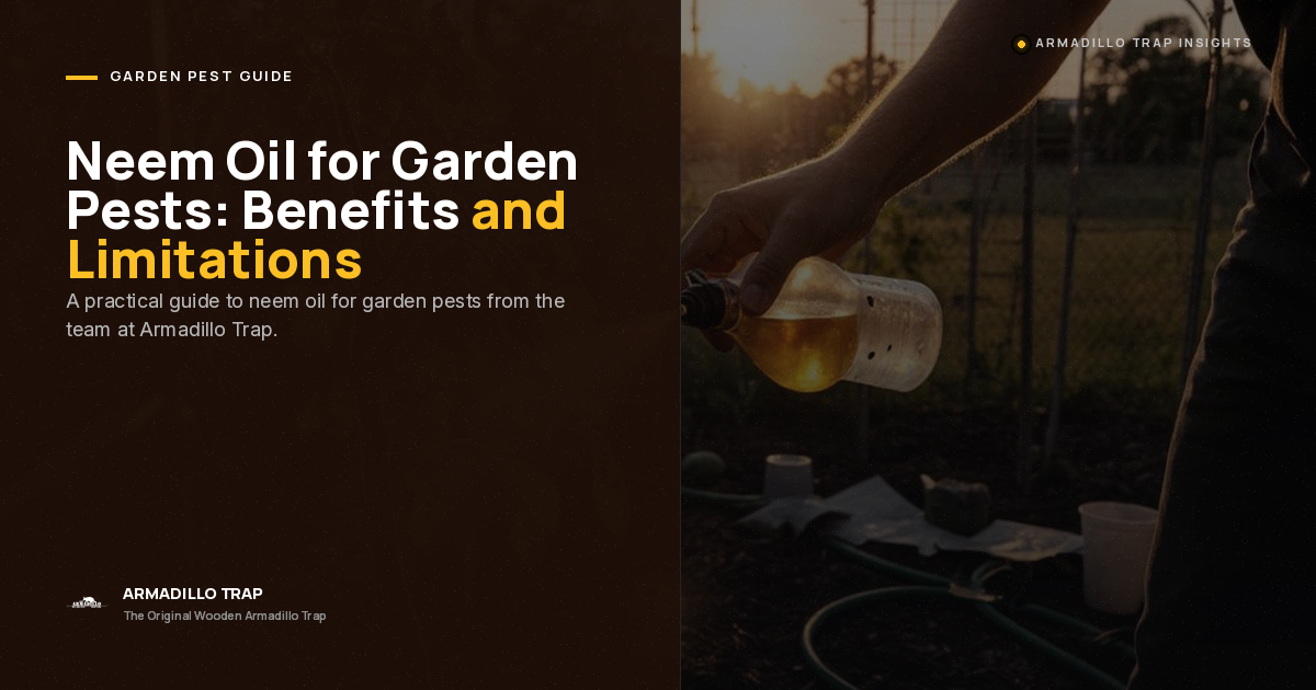 Neem Oil for Garden Pests: A Complete Guide to Proven Benefits and Limitations