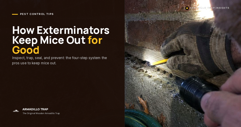 Pest Control Methods for Mice: How Exterminators Keep Them Out