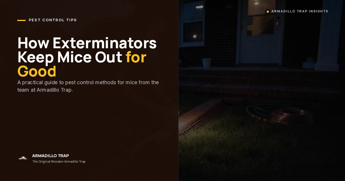 Pest Control Methods for Mice: How Exterminators Keep Them Out