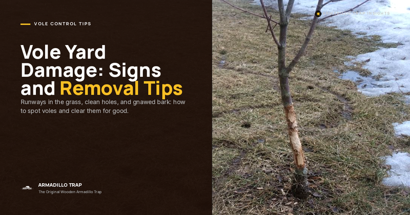 Vole Yard Damage: Proven Signs and Step-by-Step Removal Tips